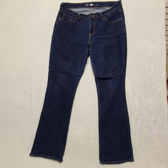 Old Navy Boot Cut Semi Evase Womens Jeans Size 12 Regular Dark Wash Denim - Picture 11 of 11